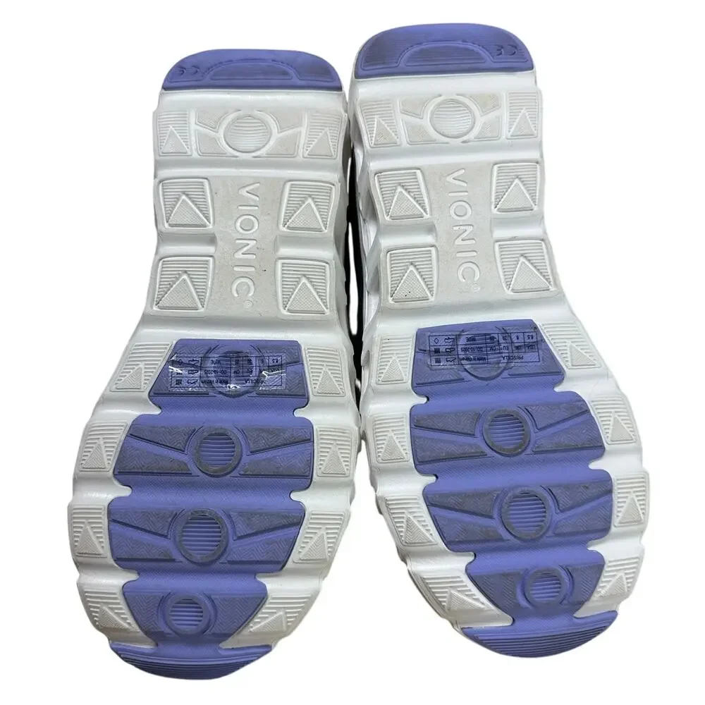 Vionic Mesh Lace Up Walking Sneaker Priscilla Blue Women's Size 8.5W EUC